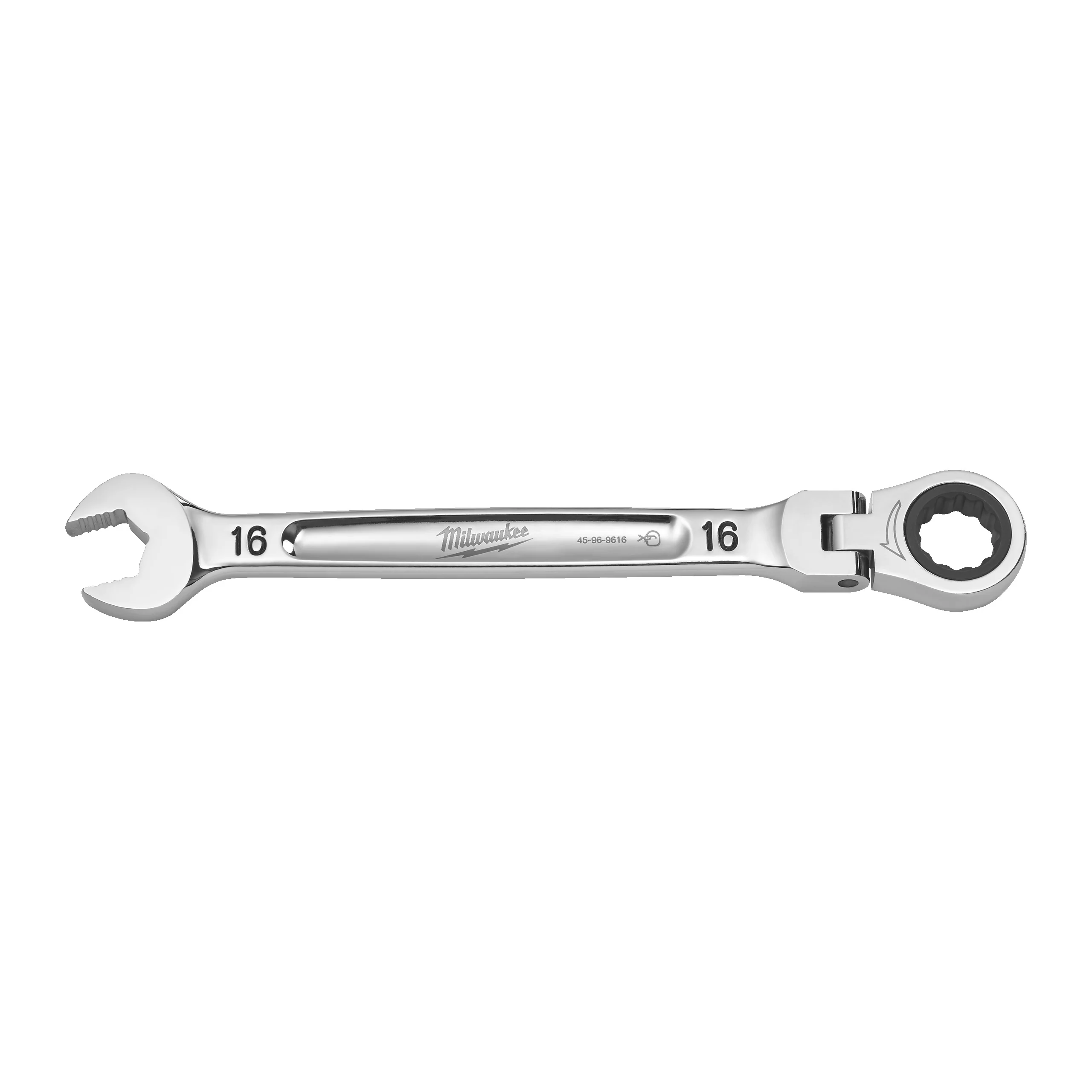 Milwaukee Klucz płasko-oczkowy MAXBITE™ z ruchomą główką grzechotki 16 mm – 1 szt.