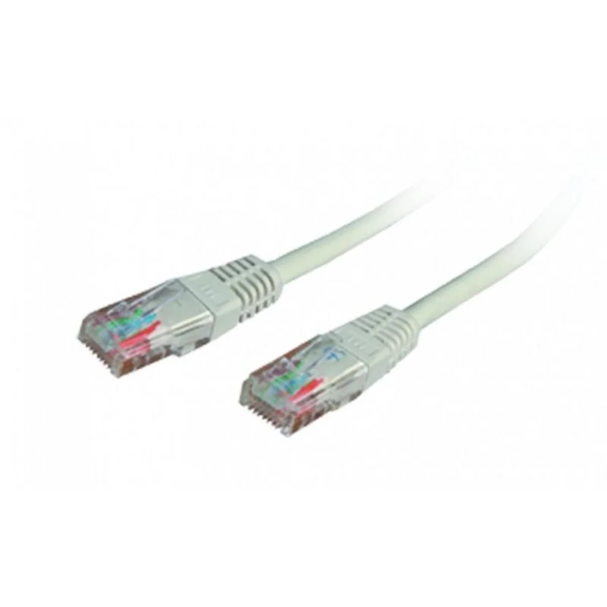 Kabel krosowy UTP, kategoria 5E PVC, długość 1m, kolor szary EM/PC-UTP5EPVC-1M