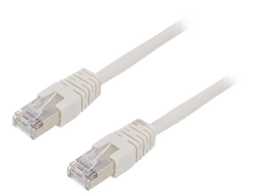 Patch cord F/UTP, Cat 5e, RJ45 wtyk z obu stron, linka, CCA, 5m PP22‑5M