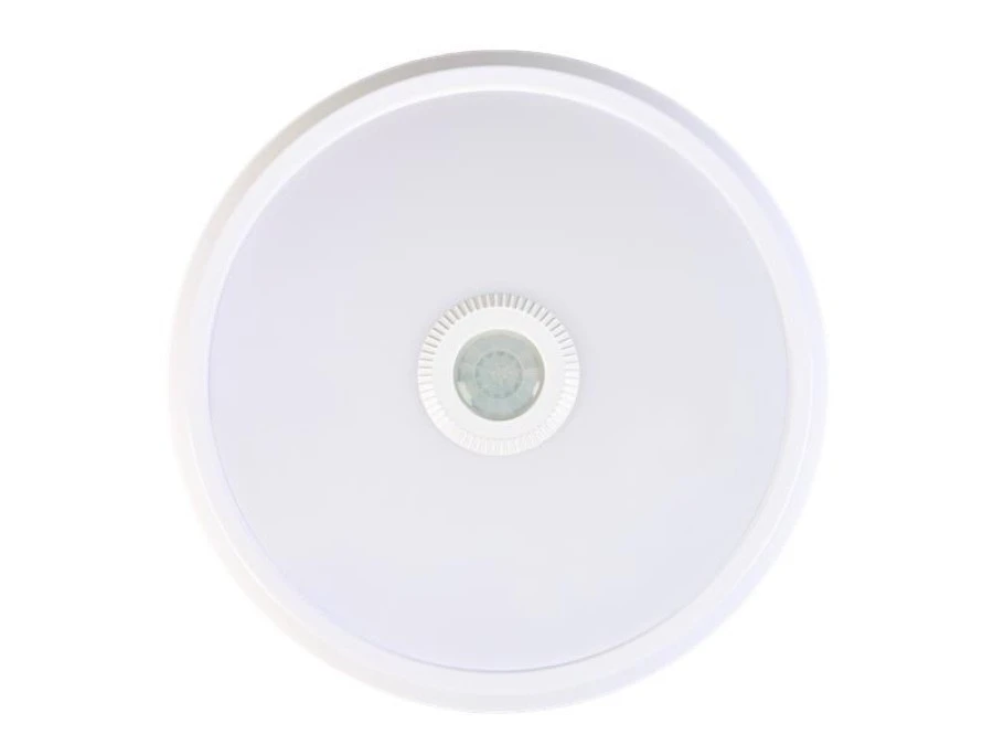 Oprawa LED natynkowa ARGES z czujnikiem ruchu PIR 12W, okrągła, 4000K