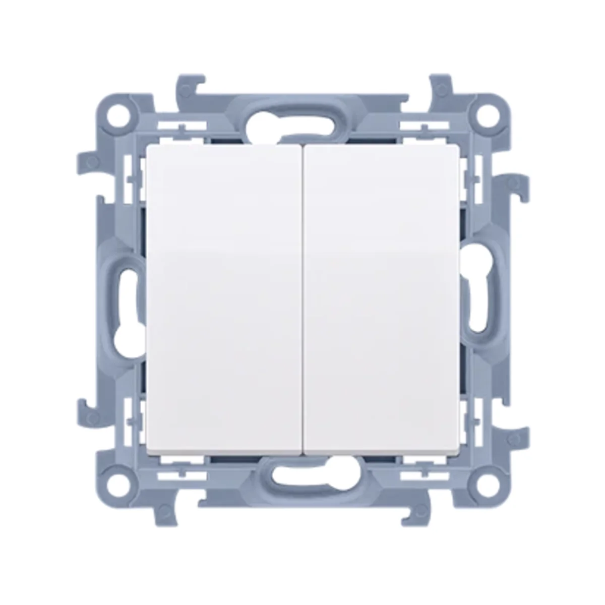 SIMON 10 Łącznik świecznikowy do wersji IP44 (moduł), 10 AX, 250 V~, biały CW5B.01/11