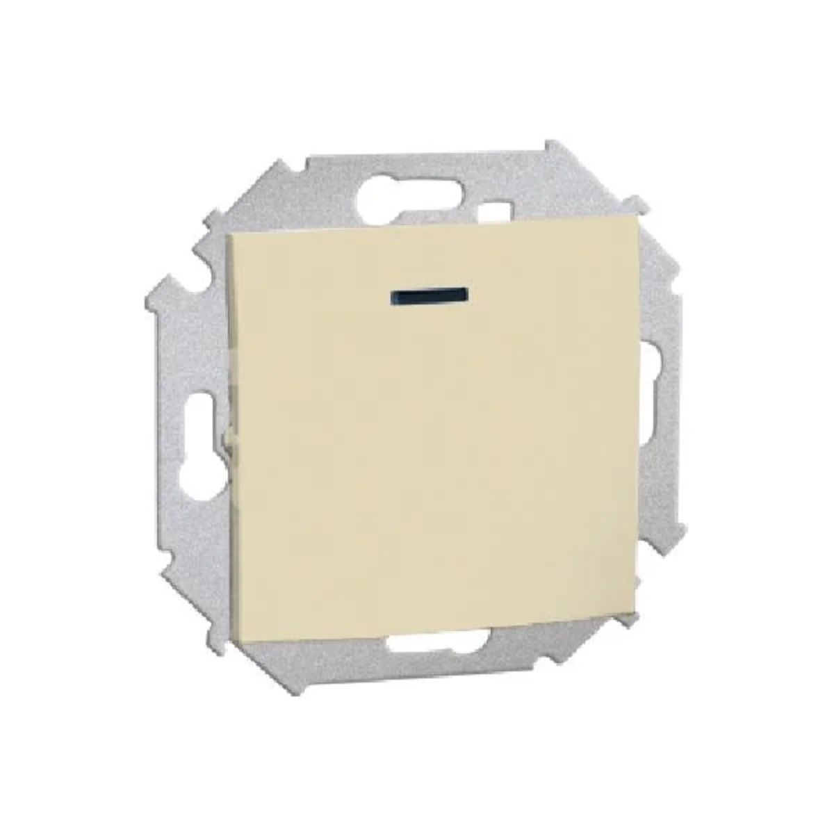 Łącznik jednobiegunowy z podświetleniem (moduł) 10A 250V beż 1591104-031