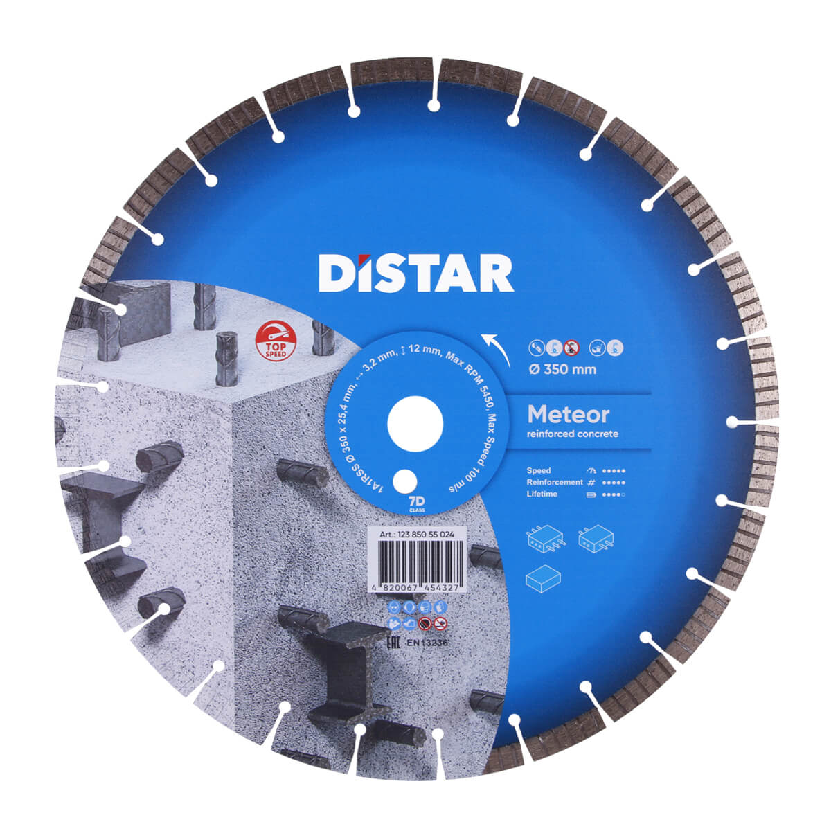 DISTAR Tarcza diamentowa do betonu METEOR 350×3,2×25,4 12385055024