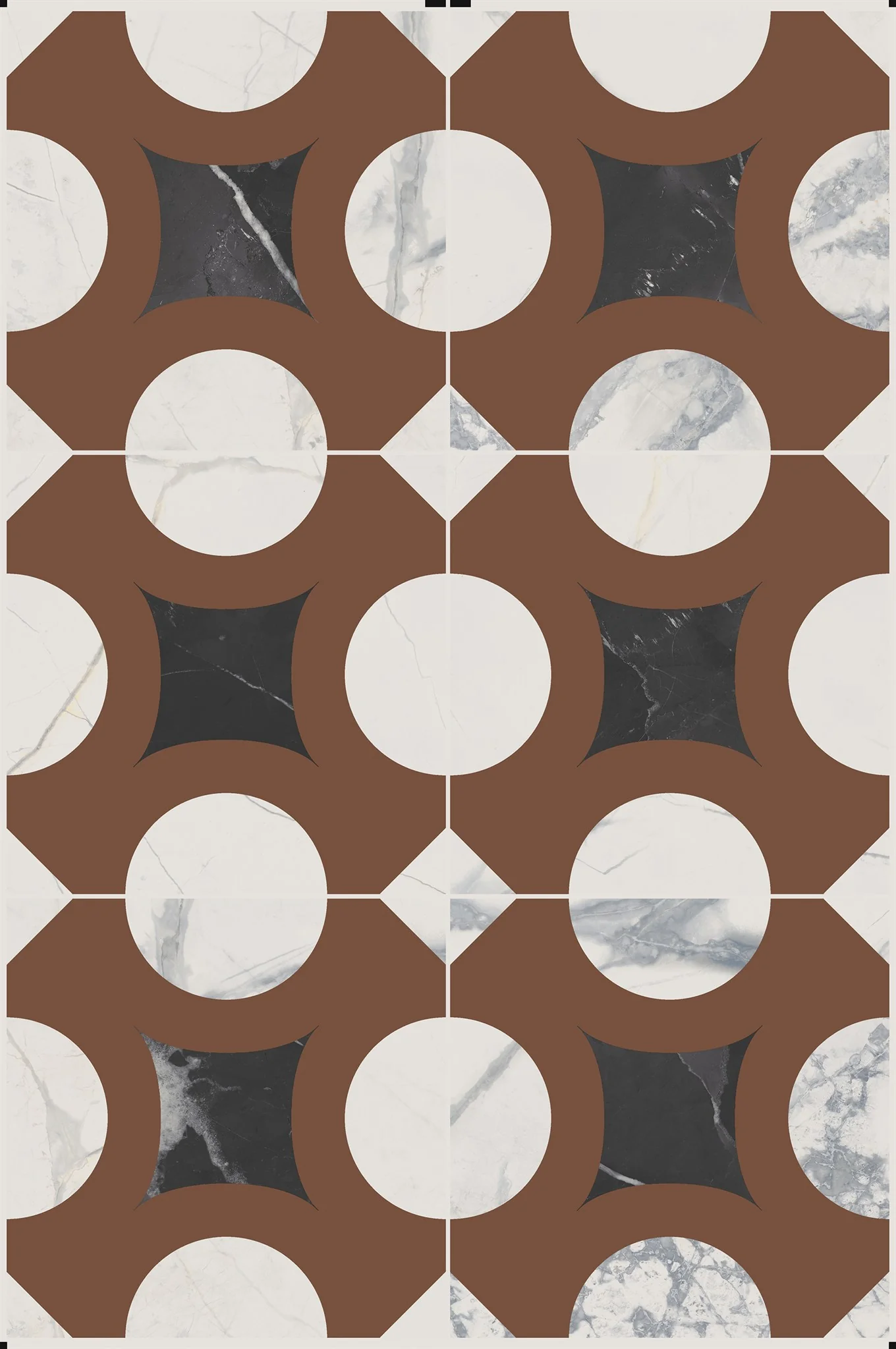 PŁYTKA CERAMICZNA MARMOR INT DECO DUSTY MAUVE 20 X 20 CM OD COEM
