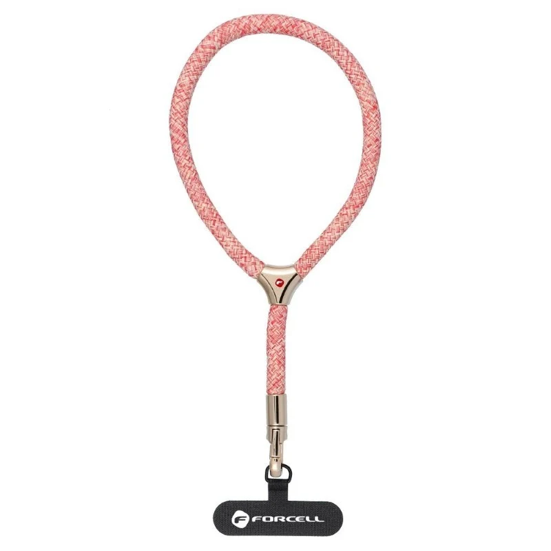 Šňůrka na zápěstí FORCELL L8X36 Pink – nastavitelná