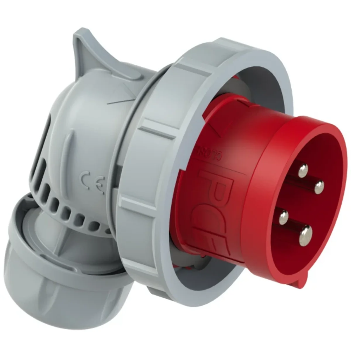 Wtyczka kątowa TWIST TURBO 16A 3P+Z 400V 50/60Hz 6h IP67, styki niklowane 80142-6TTV