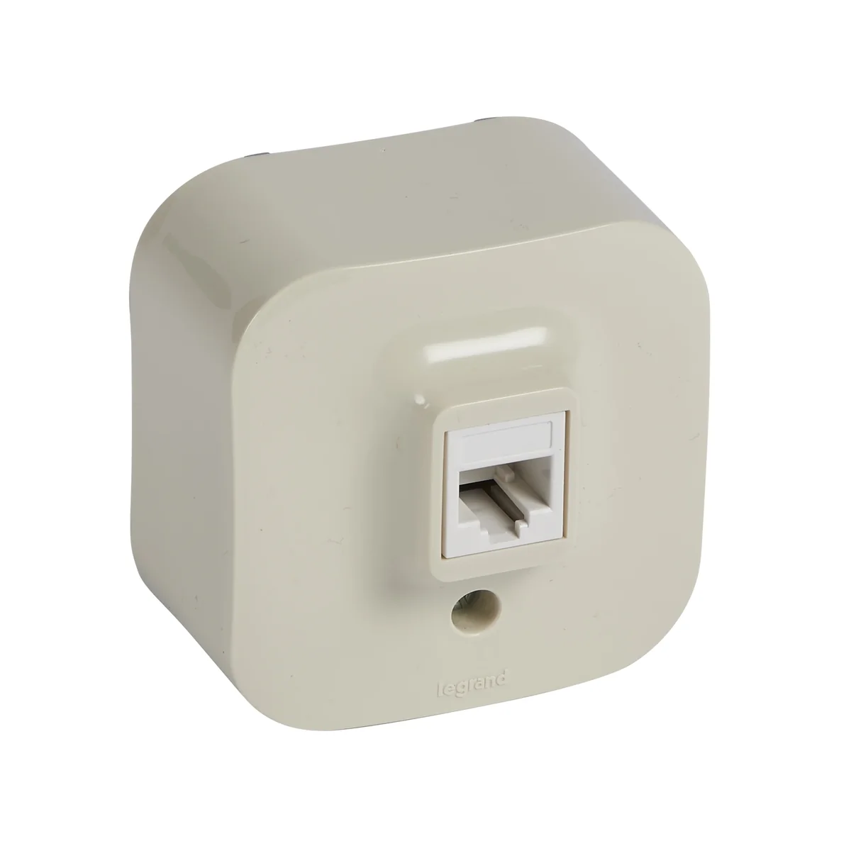 Gniazdo RJ11 pojedyncze kolor kremowy 782444
