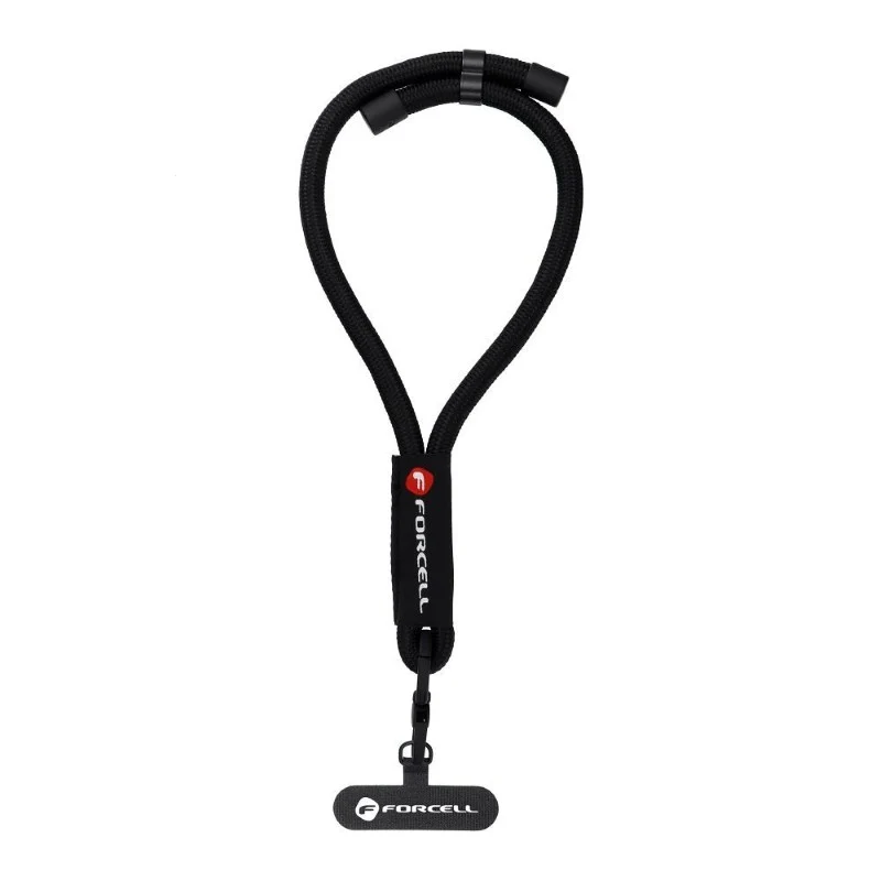 Šňůrka na zápěstí FORCELL R10X40 Black – nastavitelná