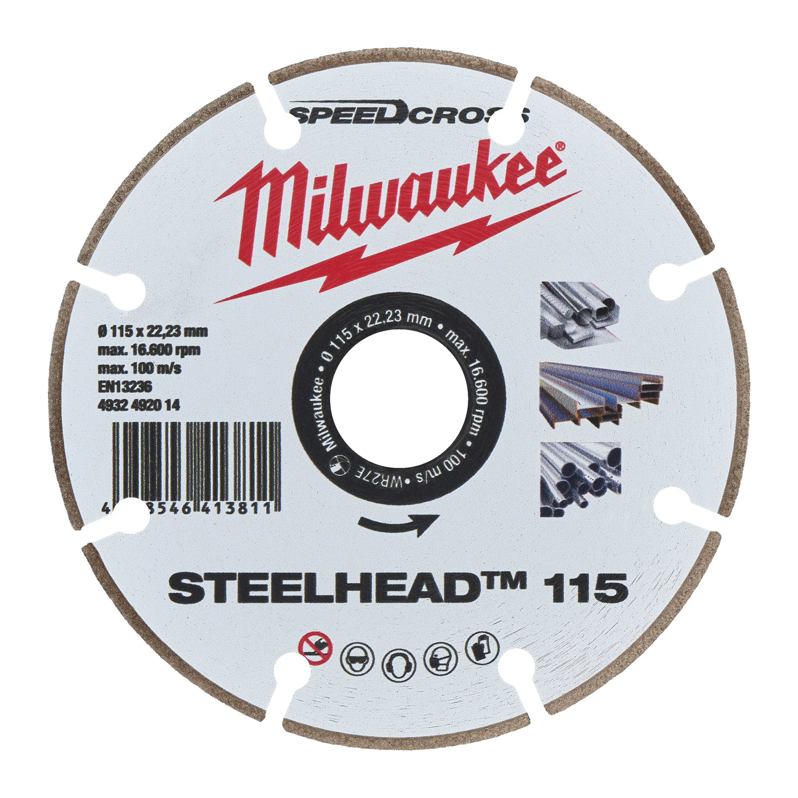 Milwaukee Tarcza diamentowa Steelhead 115 mm