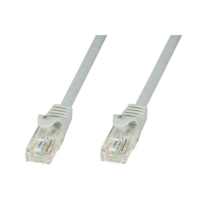 Patch cord Cat5e UTP 0,5m szary CCA