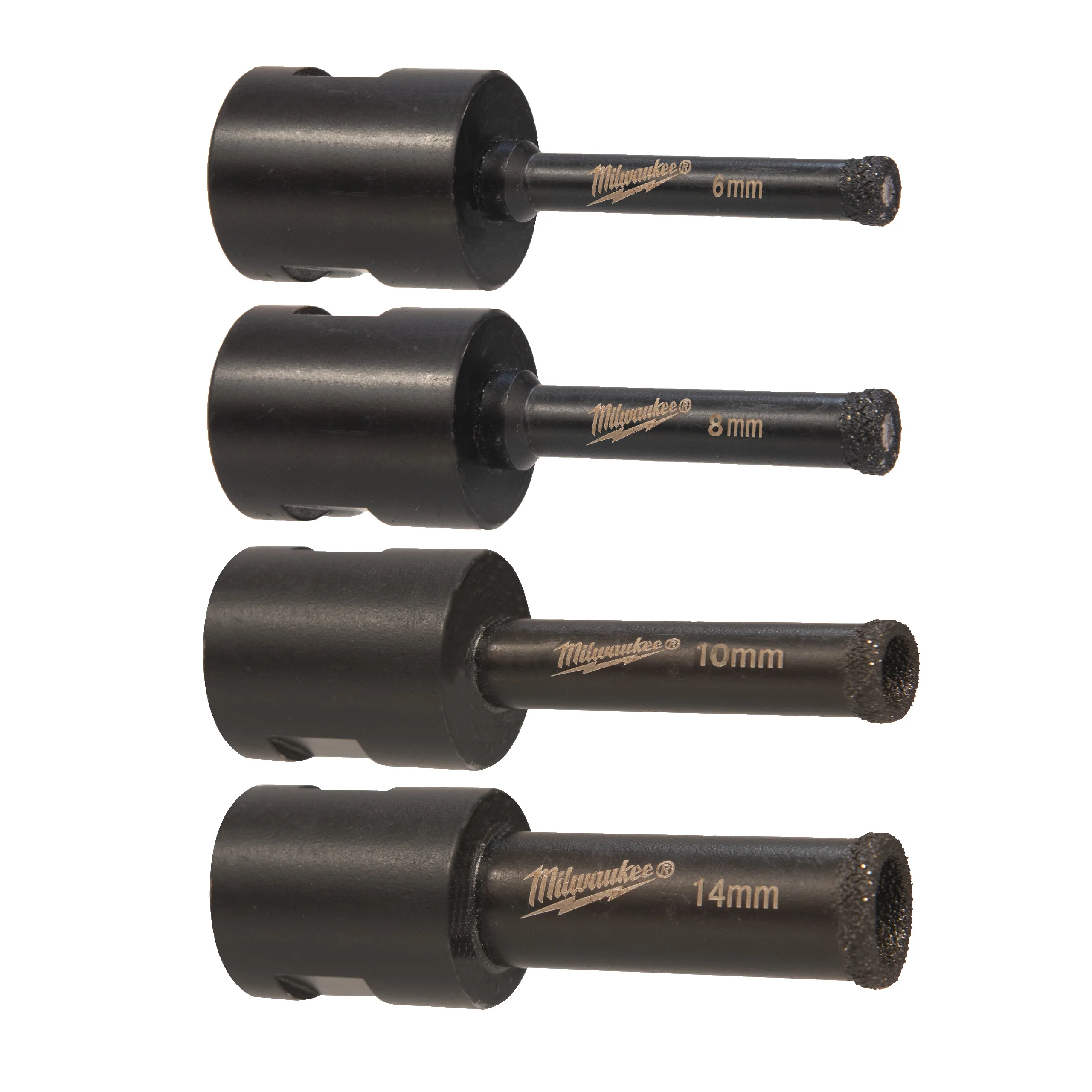 Milwaukee Zestaw wierteł diamentowych M14 – 4 szt.