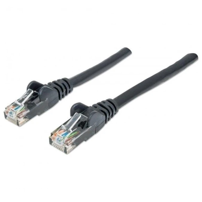 Patch Cord Cat6 UTP 2,0M Czarny 100 Miedź 342063