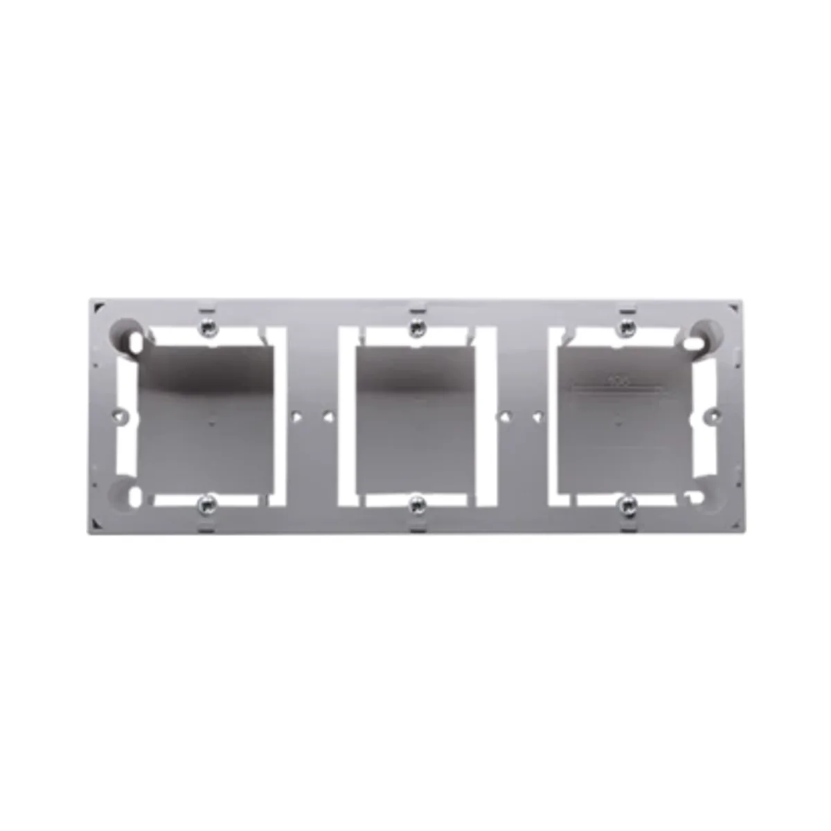 WMYZ-203xxx-J012 Puszka natynkowa płytka (31mm) potrójna; stal inox MPN3/21