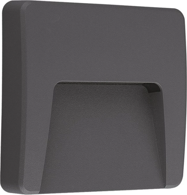 Oprawa LED elewacyjna ASTON 3W barwa naturalna 4000K IP65 typ 2 kwadrat LOE032