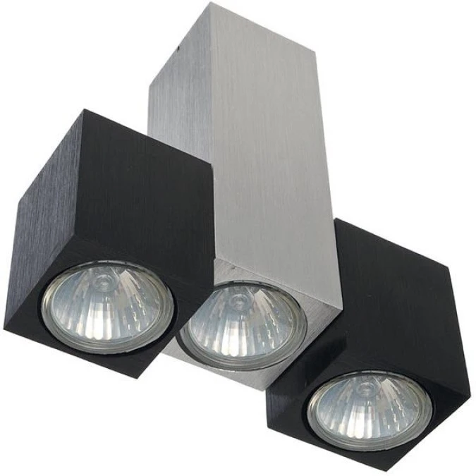 Oprawa lampa SALEM 3 x gu10 srebrno czarna CreeLamp