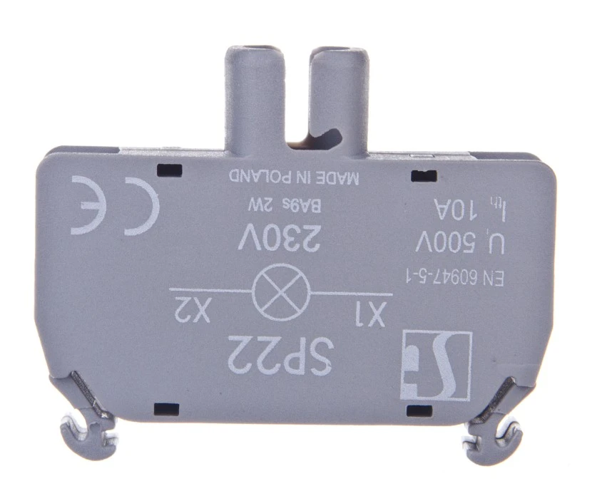 Oprawka lampki żarówka BA9s 230V AC bez lampki SP22‑1435R02