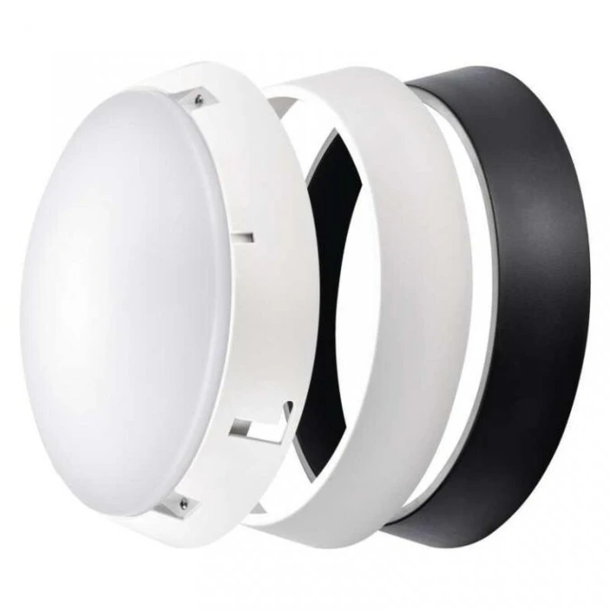 Oprawa LED okrągła ZURI 14W IP54 neutralna biel biała/czarna EMOS ZM3230