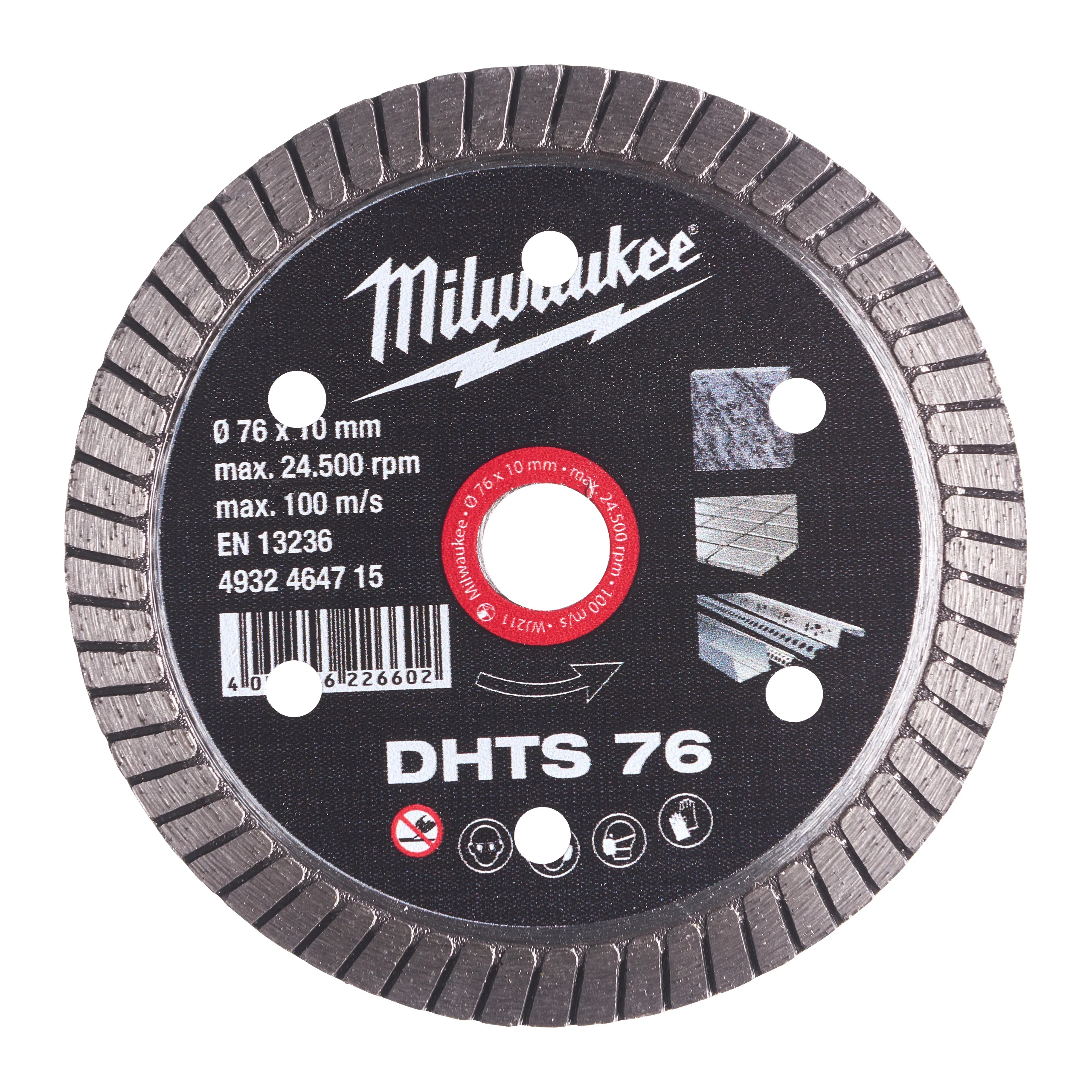 Milwaukee Tarcza diamentowa DHTi 76 mm