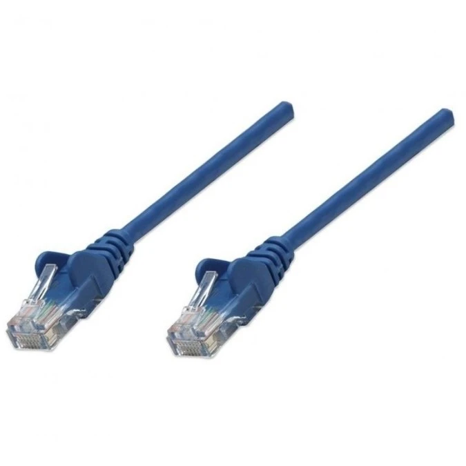 Patch Cord Cat5E UTP 1,0M Niebieski 100 Miedź 318938