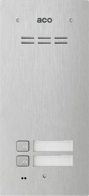 Panel zewnętrzny COMO‑PRO‑A2 2‑przyciskowy podtynkowy p/t
