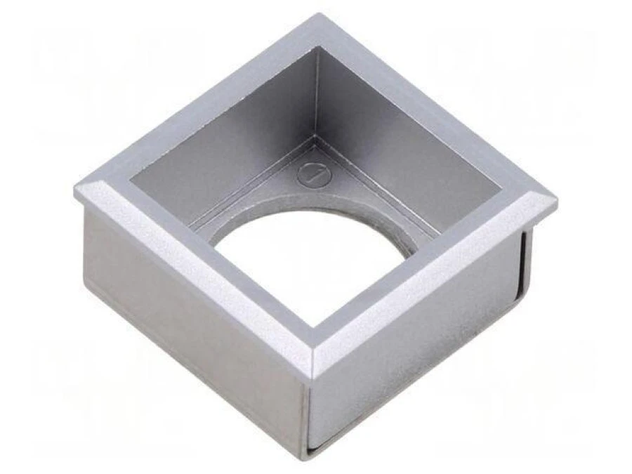 Oprawa przycisku 22mm 61 21x21mm Wym.czoła 24x24mm plastik 61‑9930.4