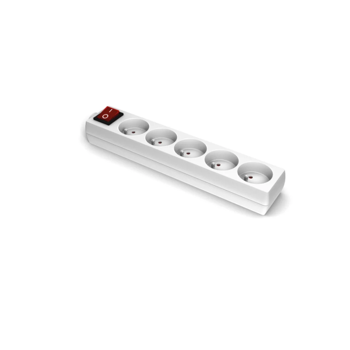 EASY Rozgałęźnik do przedłużacza 5 gniazd z uziemieniem IMP.PS.BP530.B