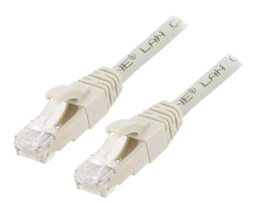 Patch cord ETHERLINE Cat.6a,S/FTP 6a linka Cu LSZH szary 24441369