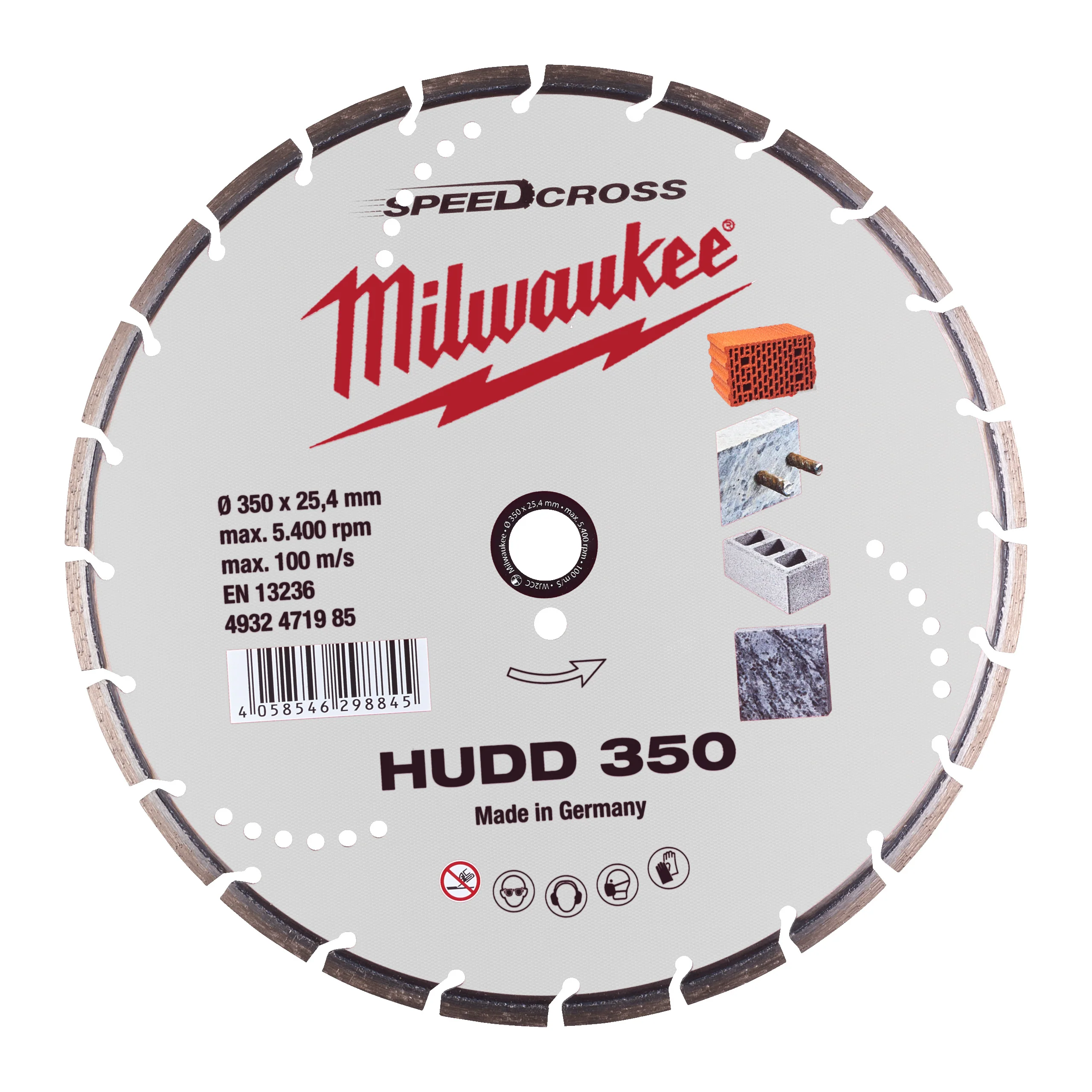 Milwaukee Tarcza diamentowa HUDD Premium 350