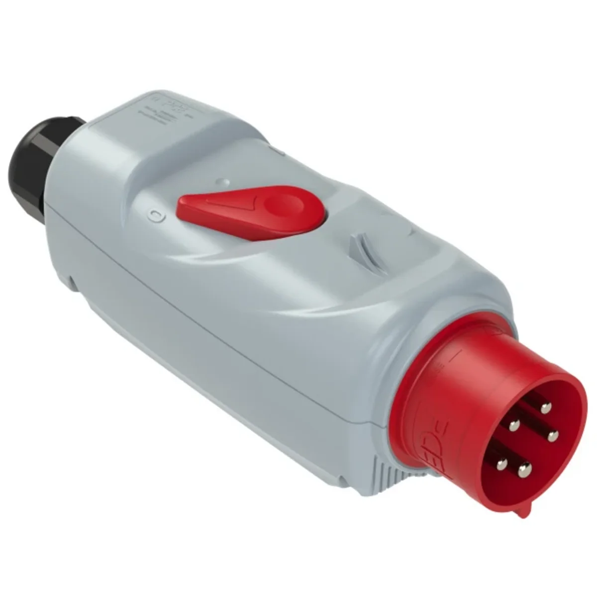 Wtyczka CEE zwrotnica faz z ochroną silnika PKZM0 32A 3P+Z+N 400V 50/60Hz 6h IP44 (zakres ustawień: 4-6,3A, dławica kablowa: M32) 54025063