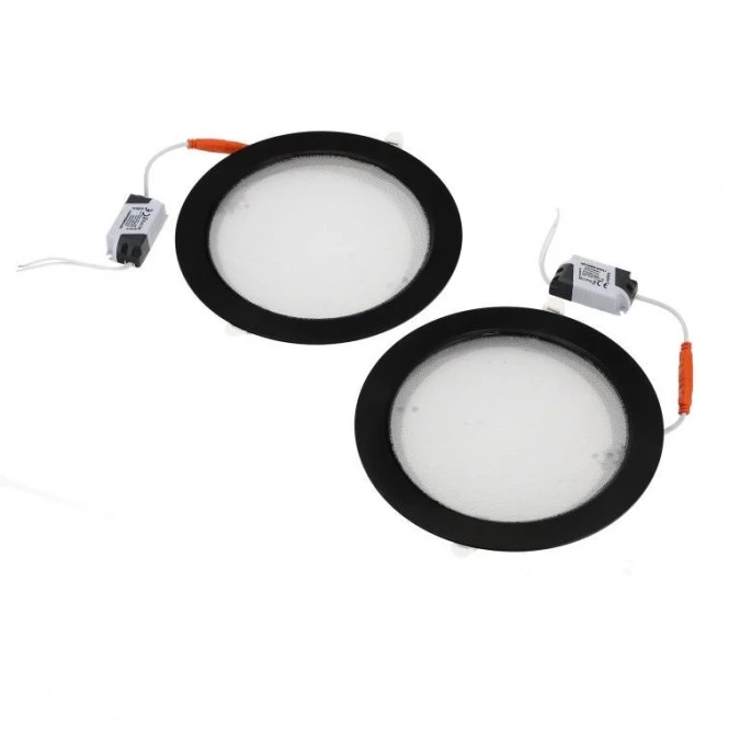 Oprawa LED AURA PRIZMA dwupak 2x18W czarna 4200K wpuszczana HOROZ ELECTRIC