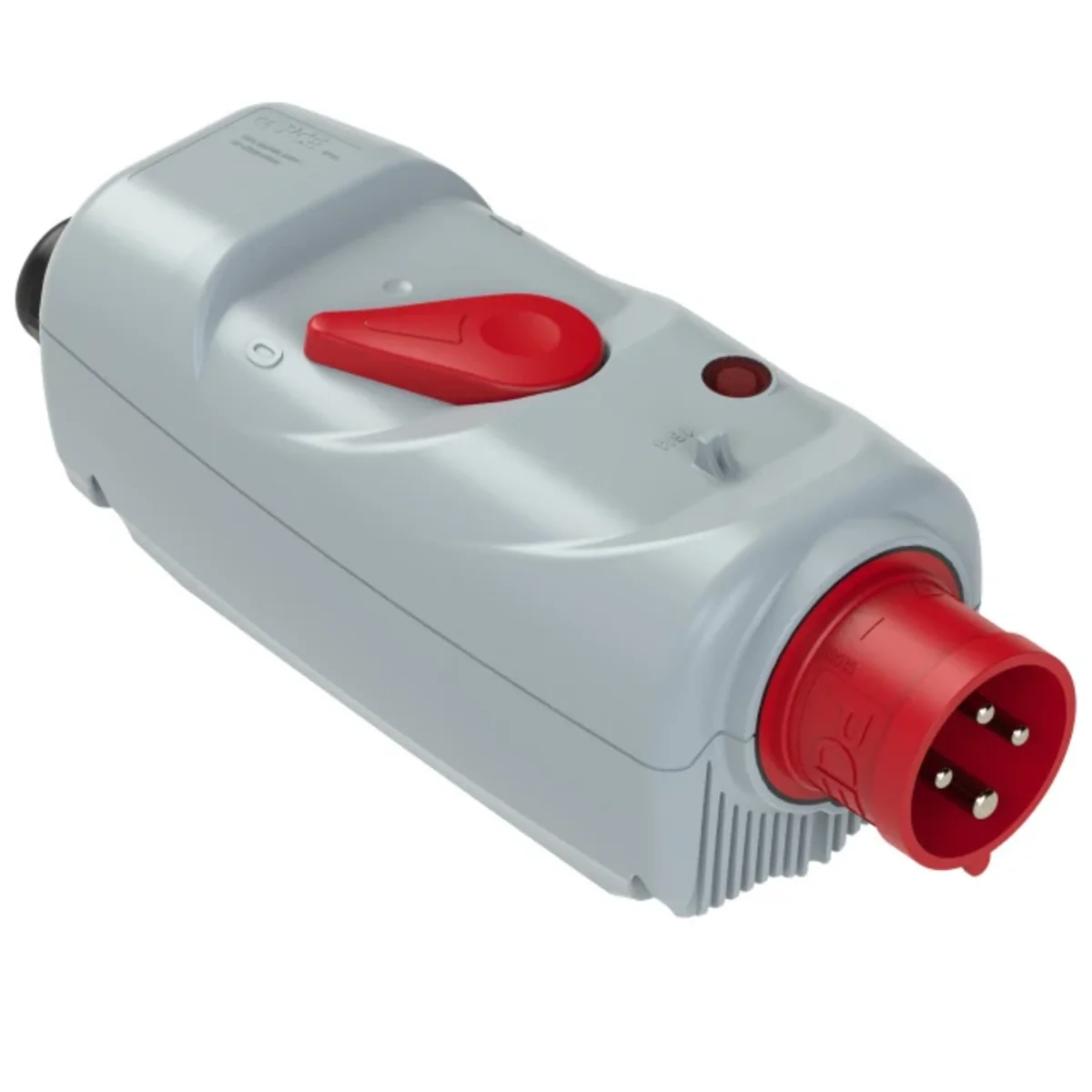 Wtyczka CEE zwrotnica faz z ochroną silnika PKZM0 i wskaźnikiem wirowania POLA 16A 2P+Z+N 400V 50/60Hz 6h IP44 (zakres ustawień: 10-16A, dławica kablowa: M25) 547141603