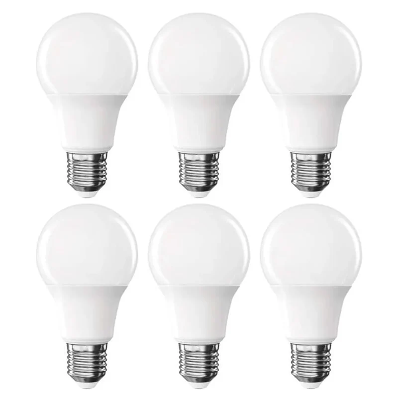 Žárovka LED E27 8,8W A60 bílá přírodní EMOS ZL5F48.6 6ks