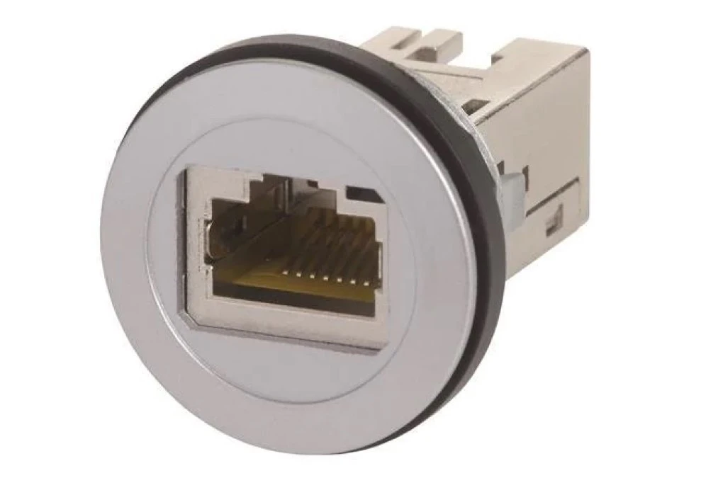 Panelowy port serwisowy RJ45 srebrny kat.6 09454521560