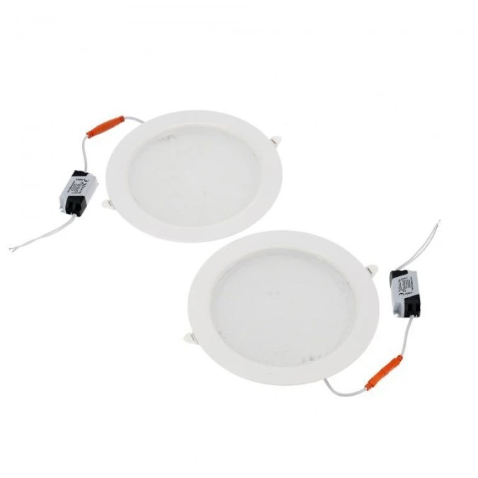 Oprawa LED AURA PRIZMA dwupak 2x18W biała 4200K wpuszczana HOROZ ELECTRIC