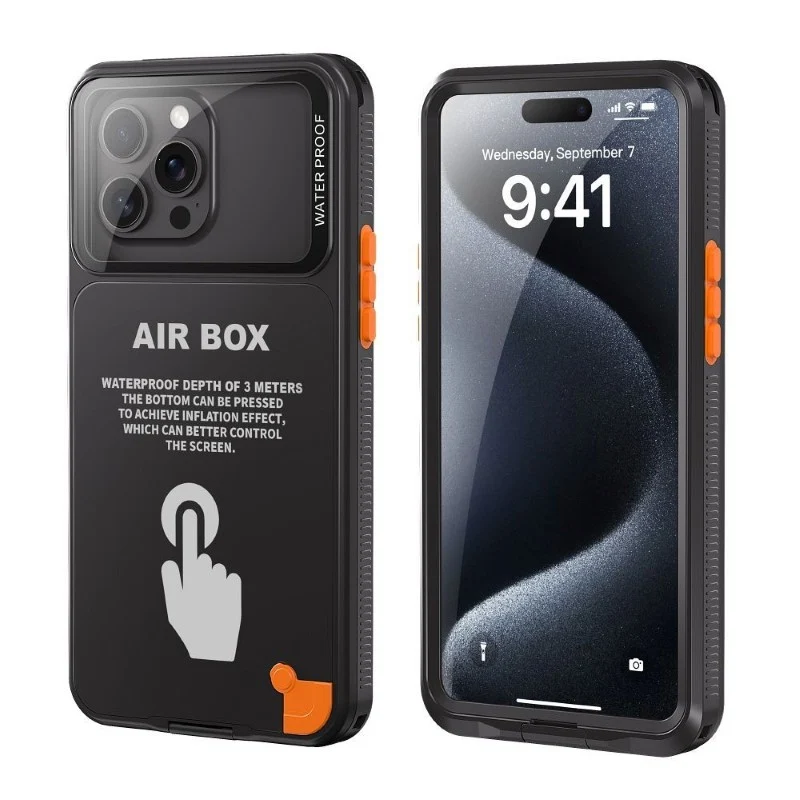 Pouzdro vodotěsné SHELLBOX AIRBOX 6.9 Black