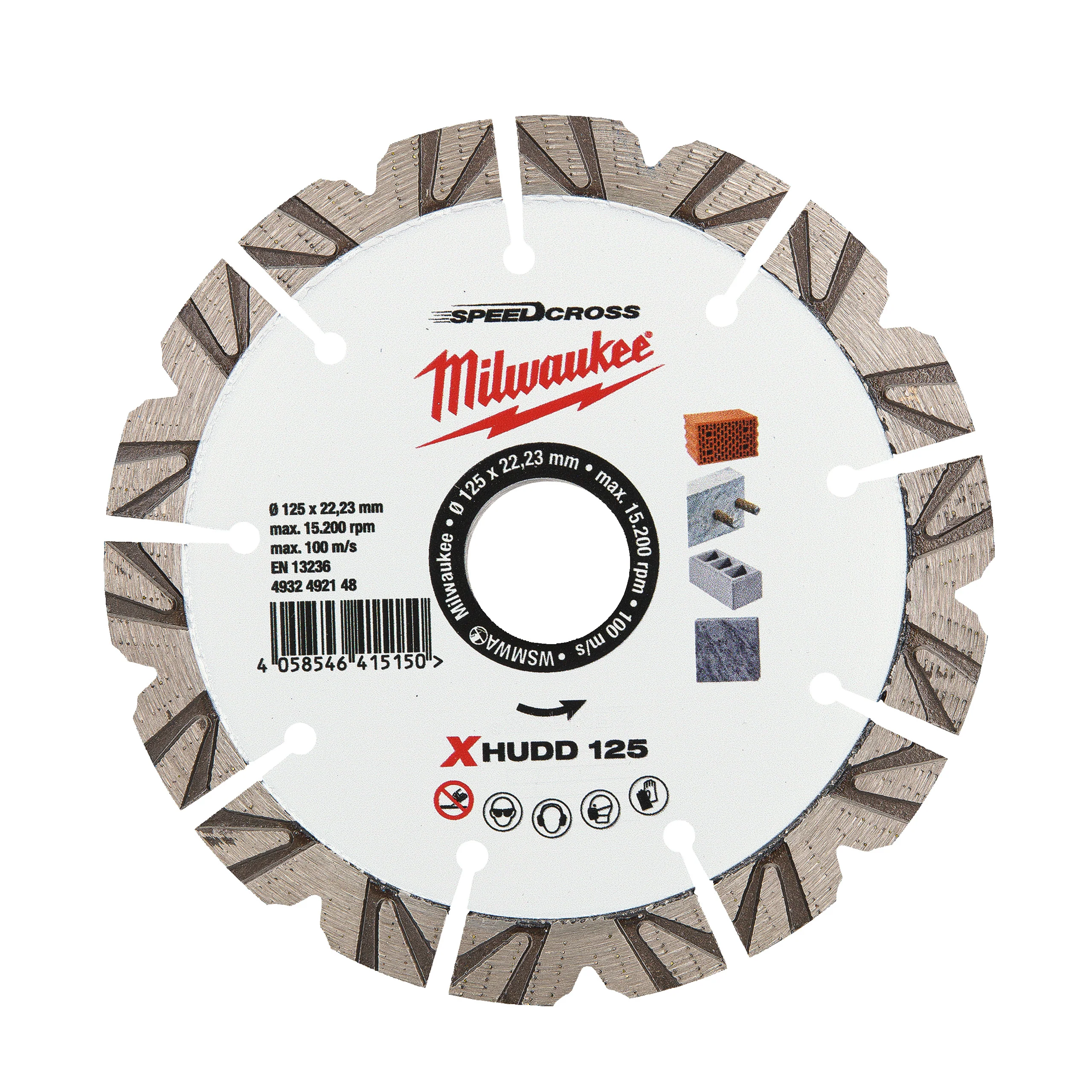 Milwaukee Tarcza Speedcross Premium XHUDD 125mm