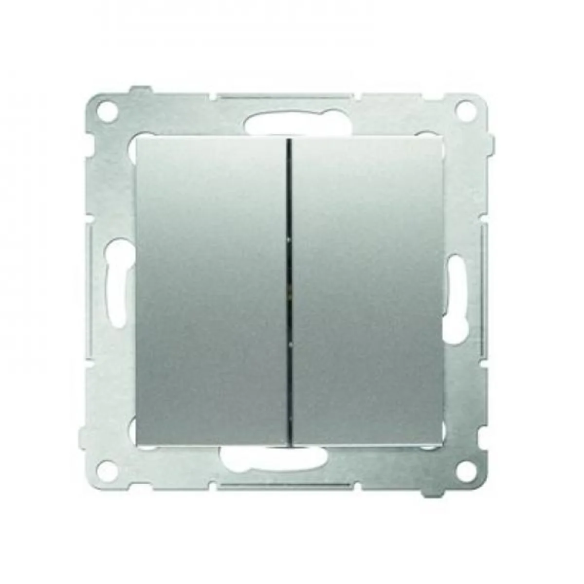 Łącznik świecznikowy (moduł) 16A 250V zaciski śrubowe srebrny (metalik) DW5A.01/43