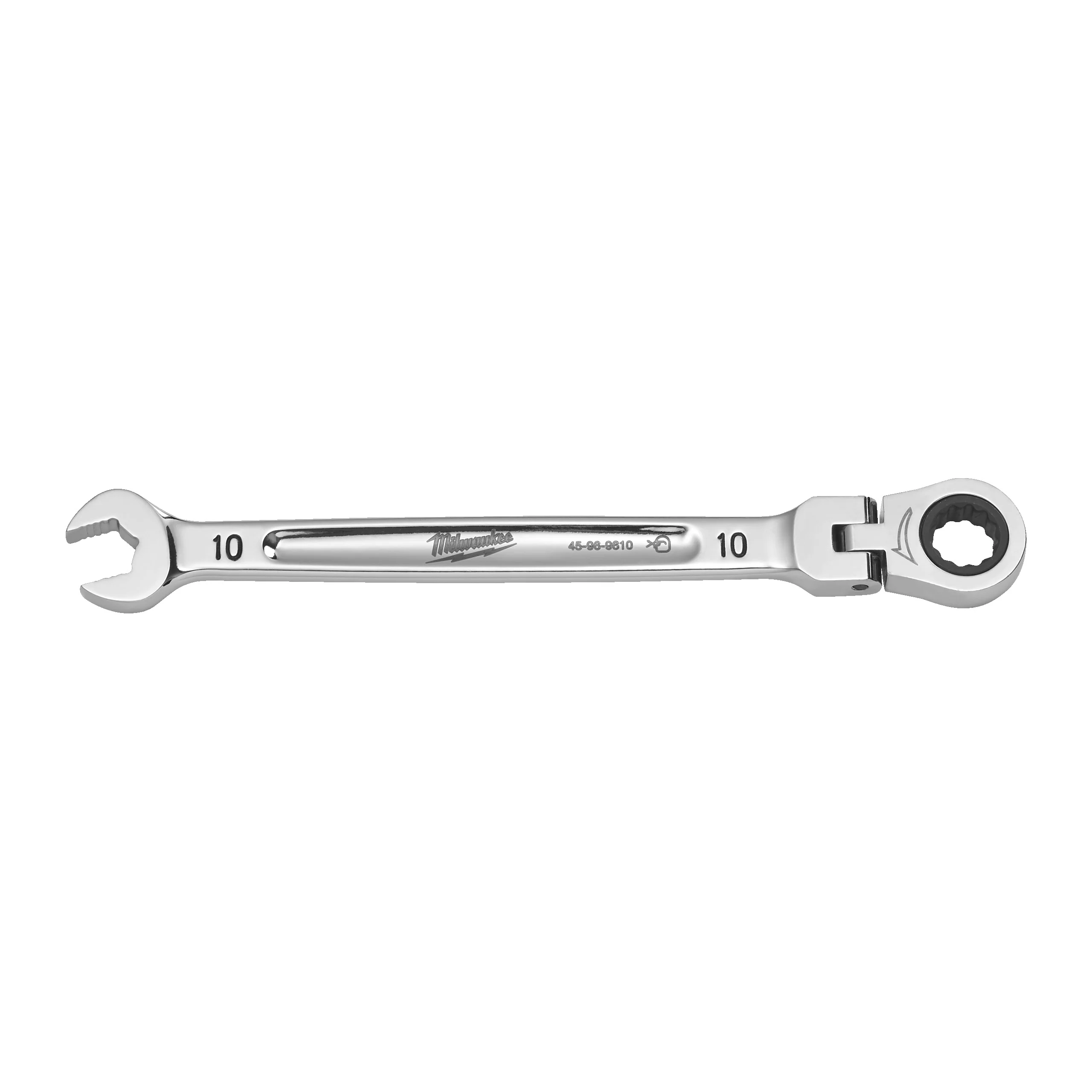 Milwaukee Klucz płasko-oczkowy MAXBITE™ z ruchomą główką grzechotki 10 mm – 1 szt.