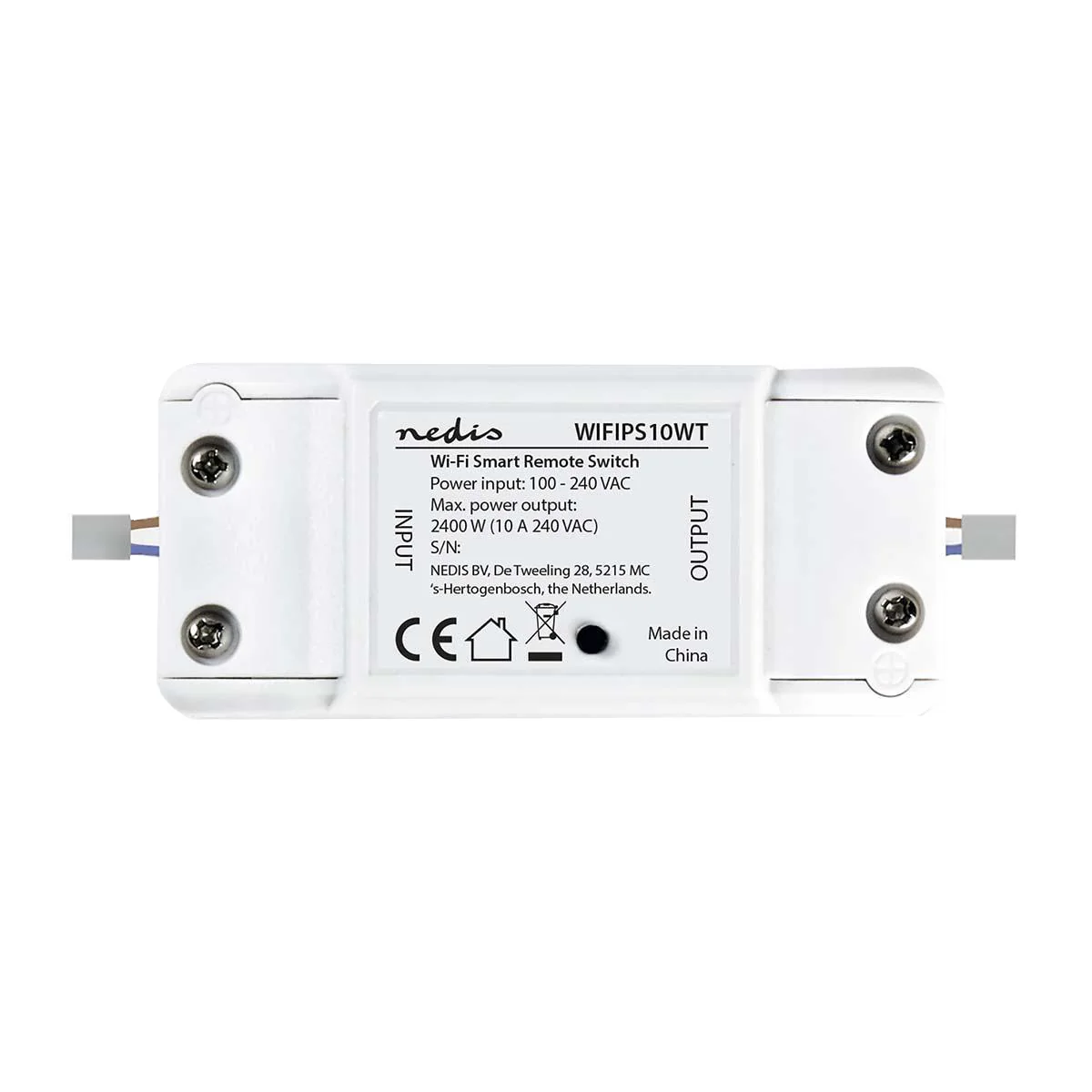 Smart spínač NEDIS WIFIPS10WT WiFi Tuya