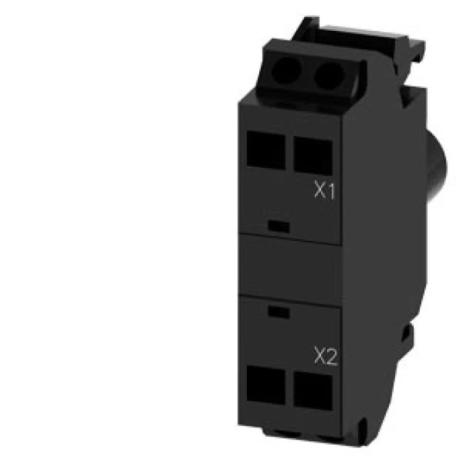 Oprawka blok LED biały 24‑240V AC‑DC montaż czołowy przył sprężynowe SIRIUS ACT 3SU1401‑1BH60‑3AA0